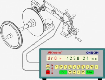 Electronic rolling diameter meter OID-3M